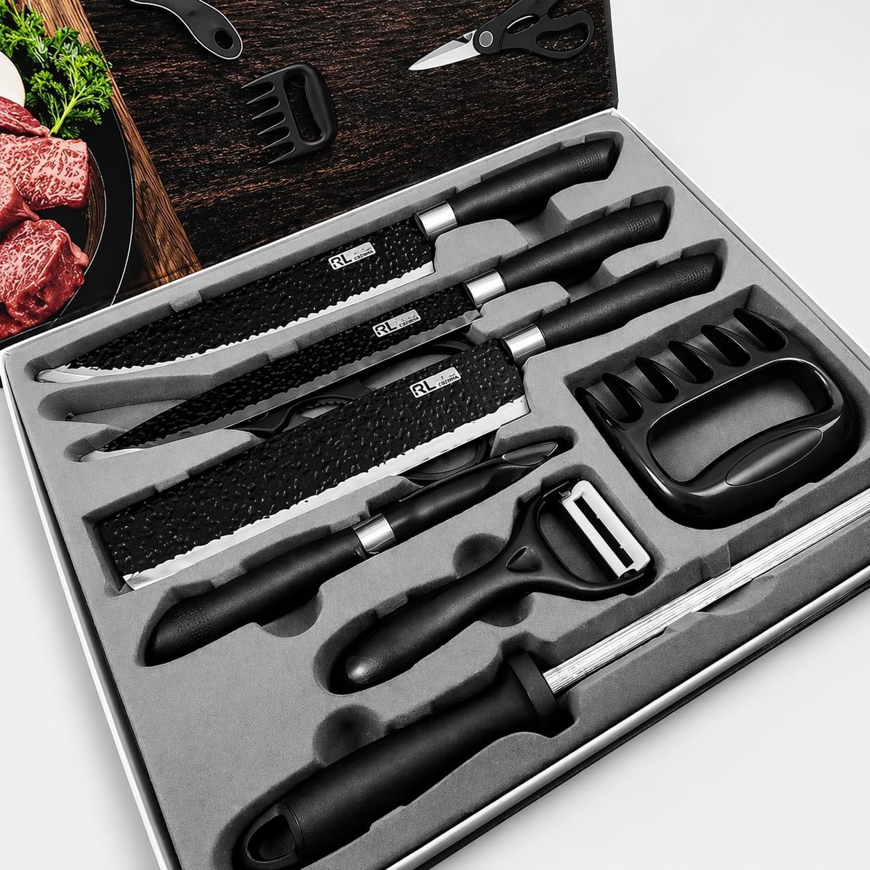 Kit de Facas para Churrasco com Estojo